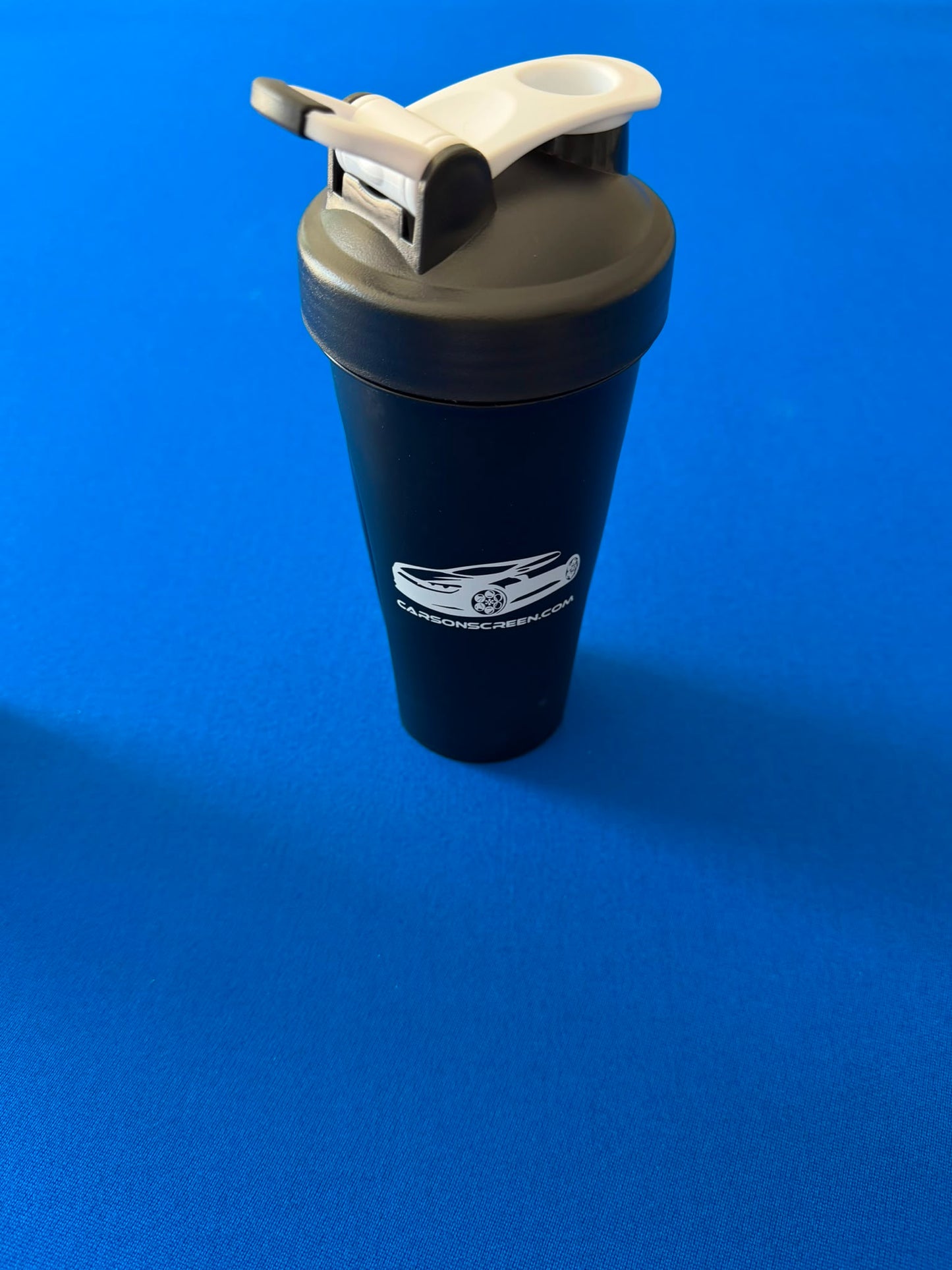 Cars On Screen Water Bottle - Black