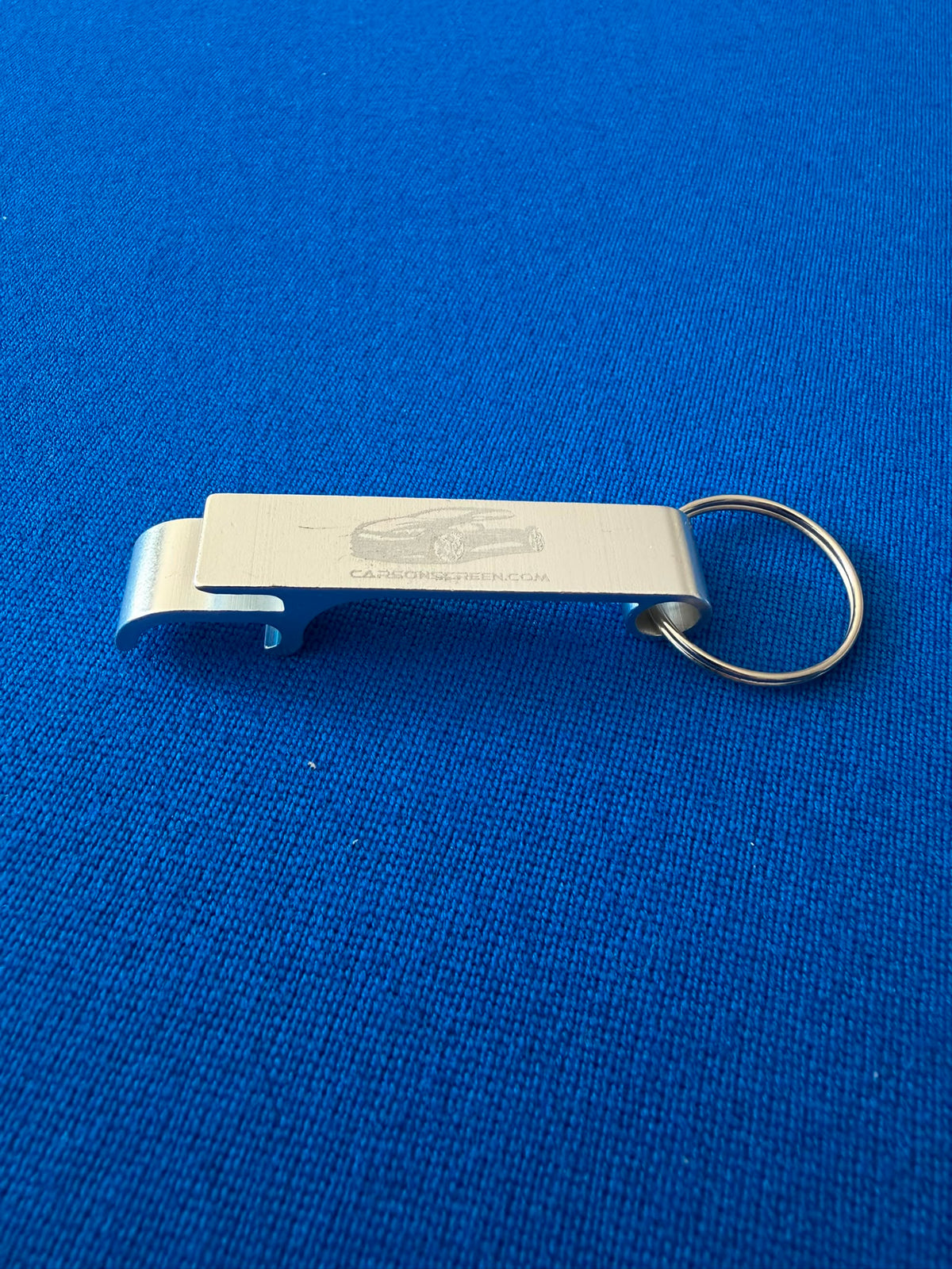 Cars On Screen bottle opener keyring - Silver