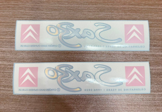 Sax30 Side Window Sticker