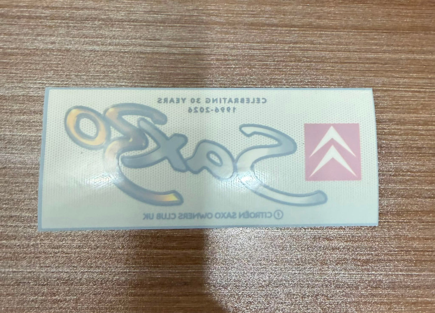 Sax30 Boot Sticker