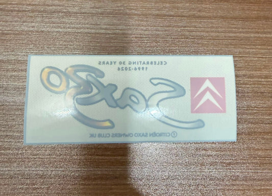Sax30 Boot Sticker